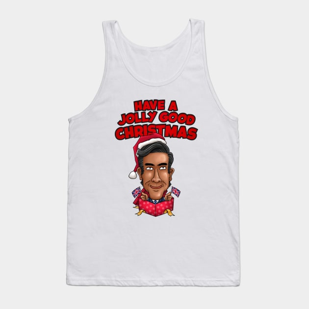 Rishi Sunak Have A Jolly Good Christmas Tank Top by Takeda_Art